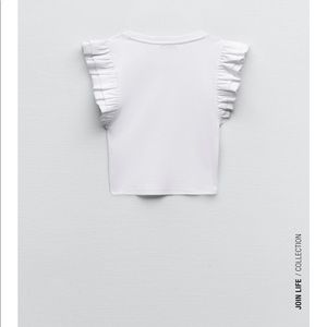 Zara | Tops | Zara Ruffled Sleeveless Top | Poshmark